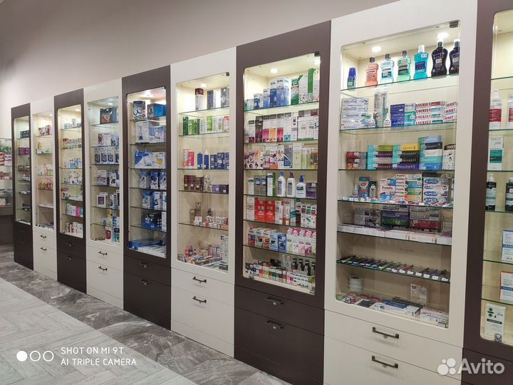 Аптечные витрины из мдф