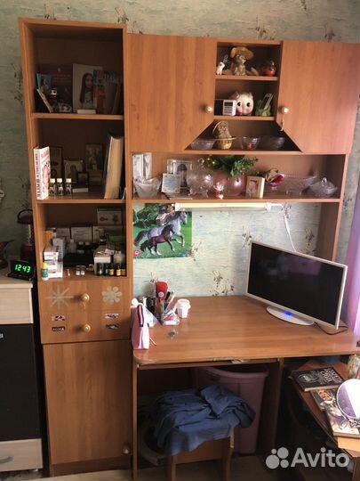 Компьютерный стол со шкафом бу