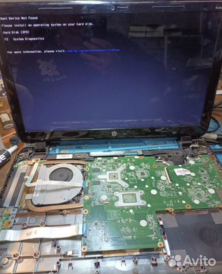 Ноутбук HP 15-b058sr не включается