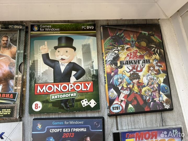 Диски DVD PlayStation разные игры и аниме