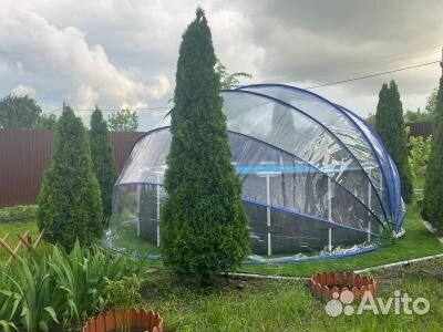 PT500B и G Pool Tent 5,0м до 400х122 серый и синий