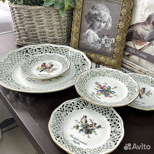 Тарелки с птицами Schumann
