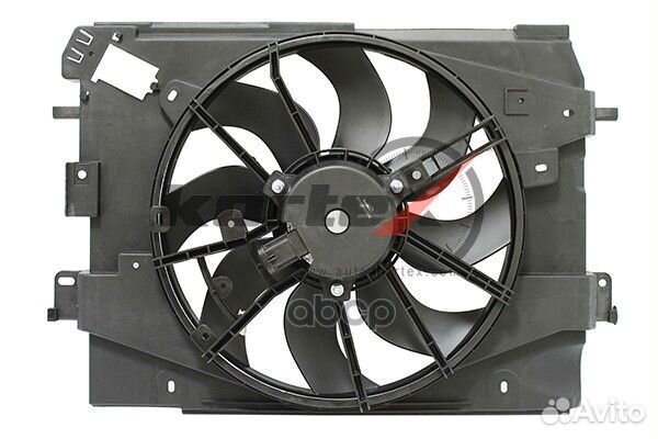 Вентилятор радиатора Renault Logan II (12) AC+