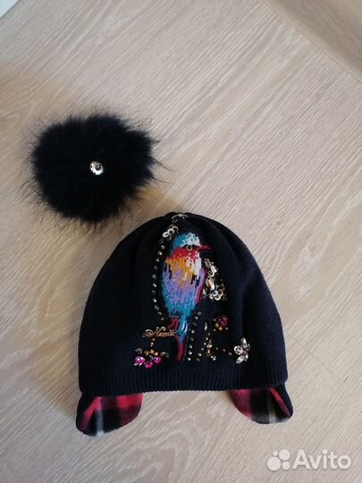 Комплект (шапка, снуд, варежки) зима на 4-6 лет