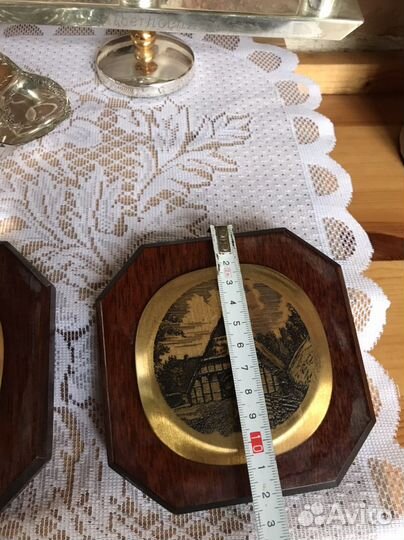 Конфетница, подсвечник серебрение Германия