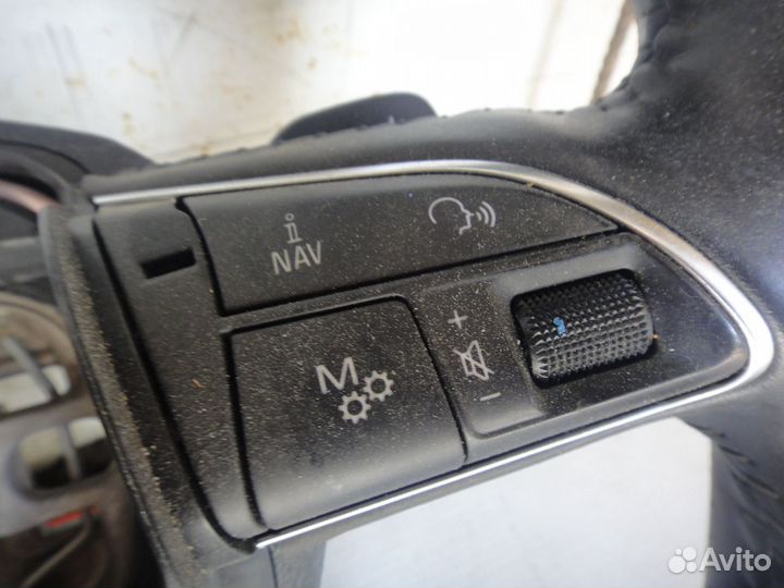 Руль с кнопками кожаный Audi A8 D4 4H 2011-2016