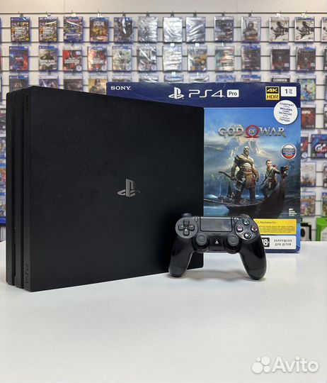 PlayStation 4 Pro 1Tb + 64 игры