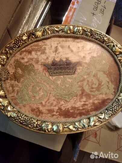 Поднос старинный
