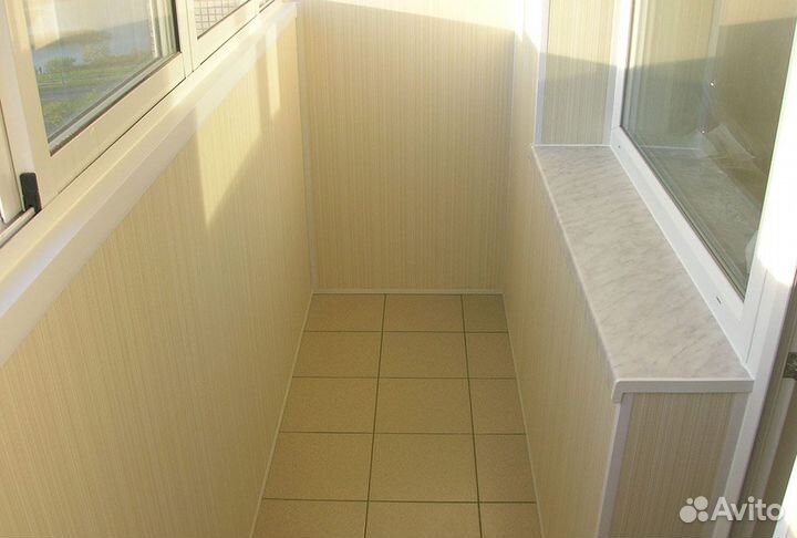 Балконы-остекление, отделка, мебель