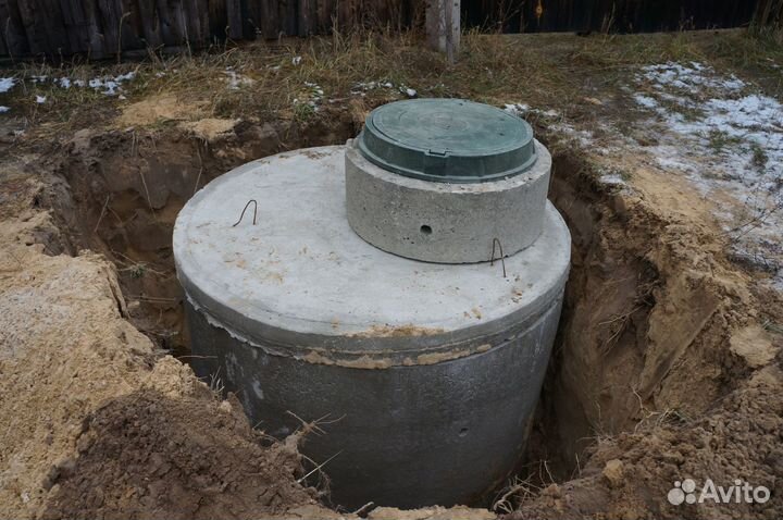 Кольца жби для бетонного септика и канализации