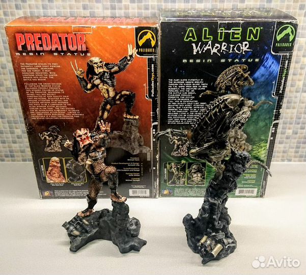 Фигурки Чужого и Хищника из фильмов
