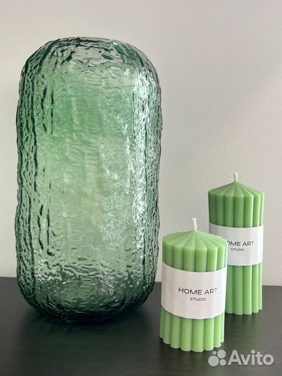 Ваза стеклянная, ваза для цветов, ваза