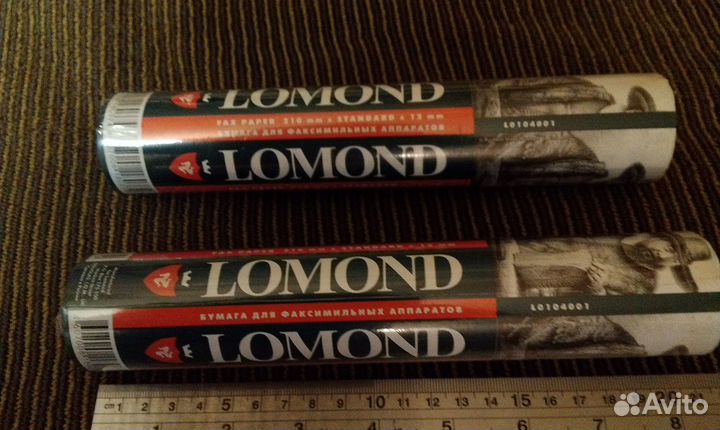 Бумага для факсимильных аппаратов 210 мм х 12 мм