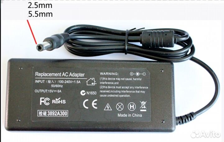 Блок питания n15v6a90w для универсальных зарядных