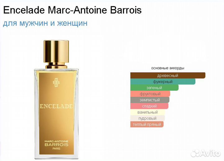 Духи Encelade Marc-Antoine Barrois 100 ml