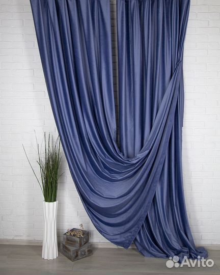 Бархатные шторы Беллиссимо фиалковый