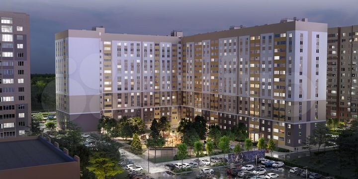 2-к. квартира, 59,1 м², 9/15 эт.