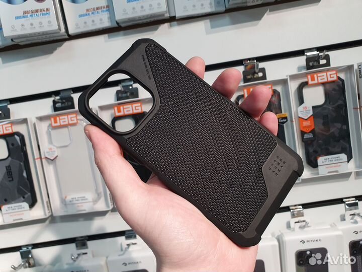 Чехол UAG Metropolis LT Kevlar Black Оригинал