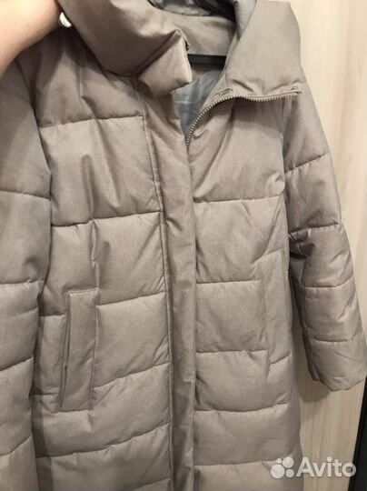 Пуховик зимний длинный женский 56-60