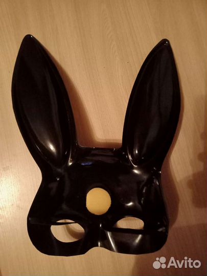 Маска большая Черный Заяц