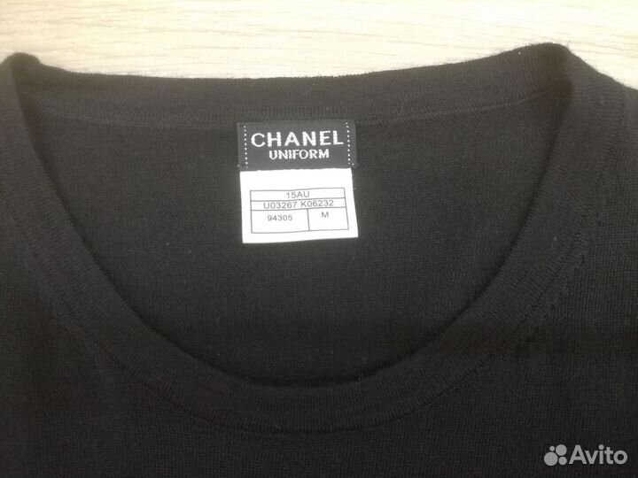 Шерстяная футболка Chanel, M