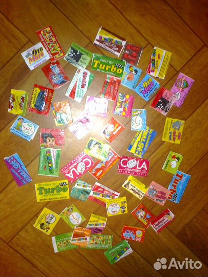 Обертки от жевательных резинок