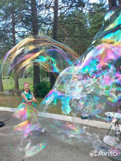 Шоу мыльных пузырей.Ростовая кукла.День рождения