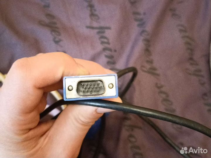 Кабеля для системника и монитора