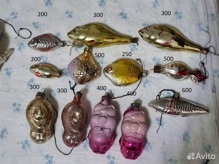 Нечастые Елочные игрушки СССР