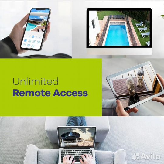 Комплект видеонаблюдения sannce 2mp