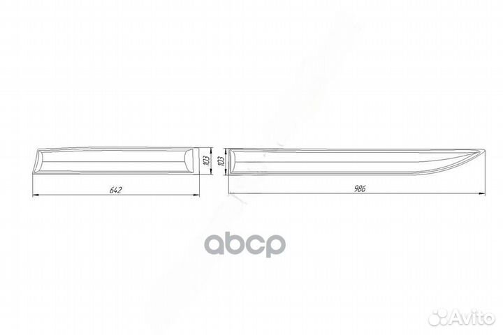 Молдинги на двери MK077000 Русская артель