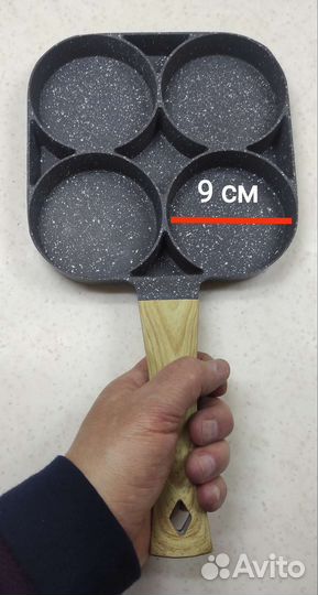 Сковорода для оладьев (+ кисточка и лопатка)