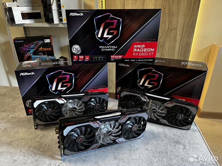 Видеокарта AsRock Phantom Gaming RX6800XT 16GB