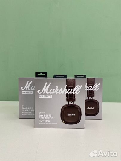 Marshall Major IV, коричневые новые/оригинал