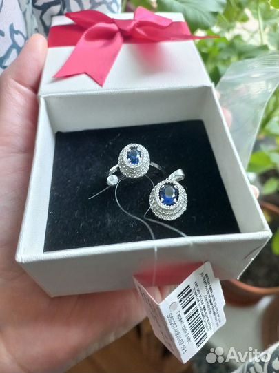 Кольцо и кулон серебро