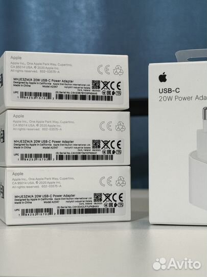 Зарядное устройство Apple 20W Type-C Оригинал100%