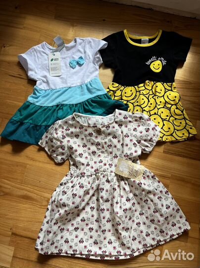Детские вещи пакетом для девочек 74 80