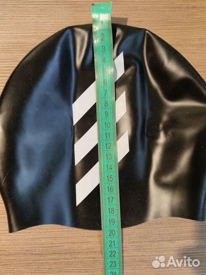 Новая шапочка для плавания Adidas, черная оригинал