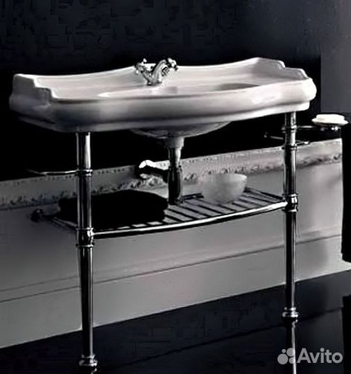 Консоль под раковину Kerasan Retro 100 730090 Хром