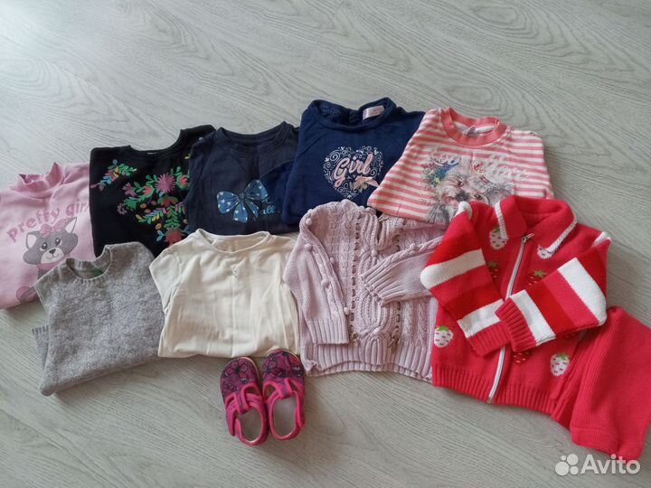 Вещи пакетом для девочки 86