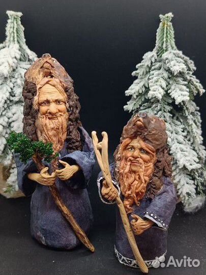 Ватные ёлочные игрушки