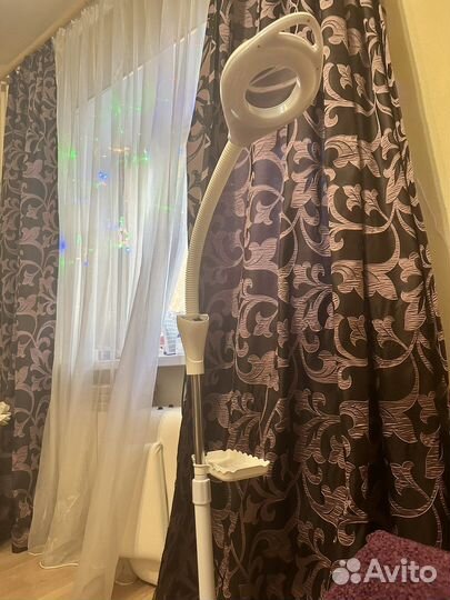 Лампа лупа напольная