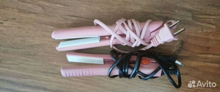 Щипцы гофре и утюжок мини для укладки волос