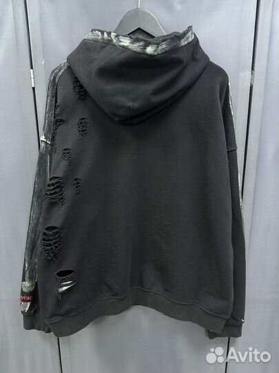 Рваная Худи undermycar oversize