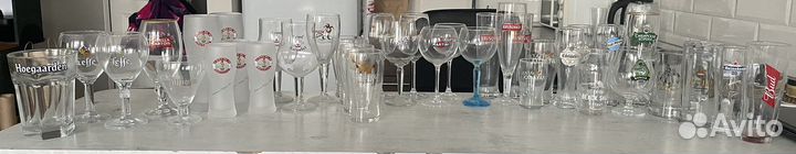 Коллекция пивных и коктейльных бокалов