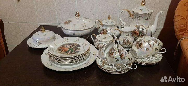 Чайно-Обединный сервиз Мадонна kahla гдр