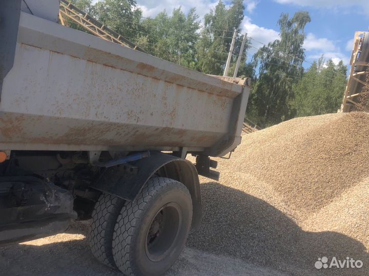 Щебень песок