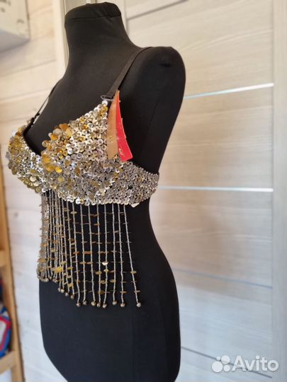 Бюстгальтер, лиф, лифчик для восточных танцев, топ