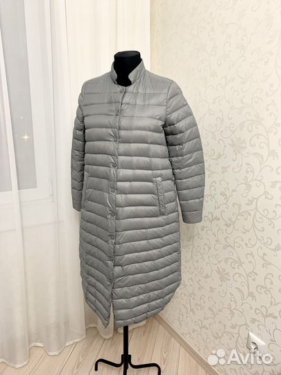 Пуховик пальто 12 storeez серый 44-46 М