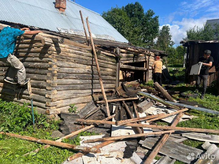 Демонтаж снос домов зданий Вывоз мусора Корчевка